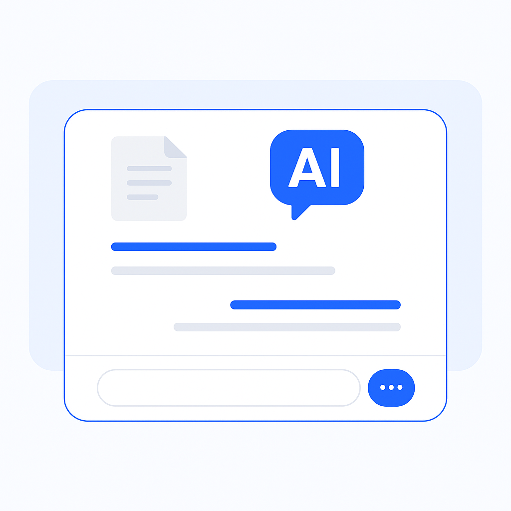 AI Chat with Your Document & Data