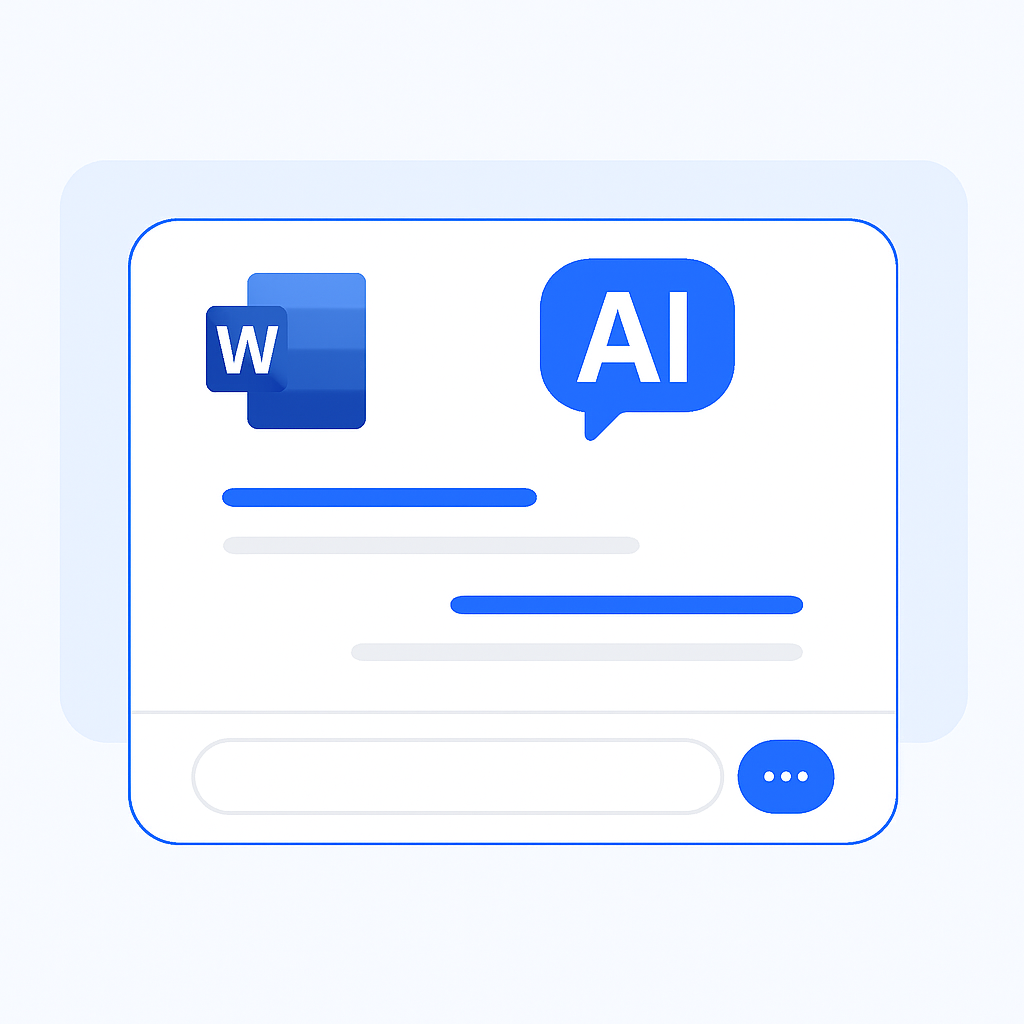 AI Chat with Your Word Document & Data