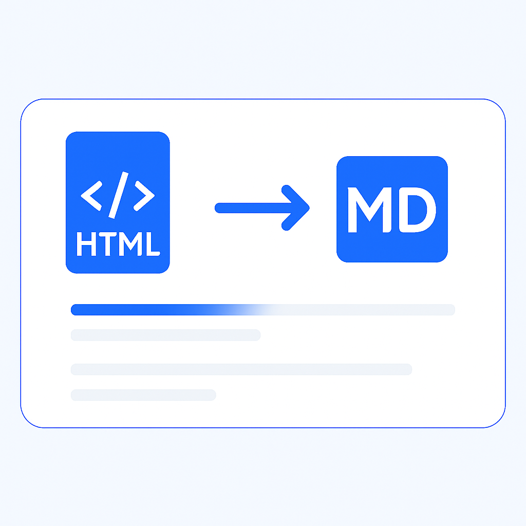 Convert HTML to Markdown