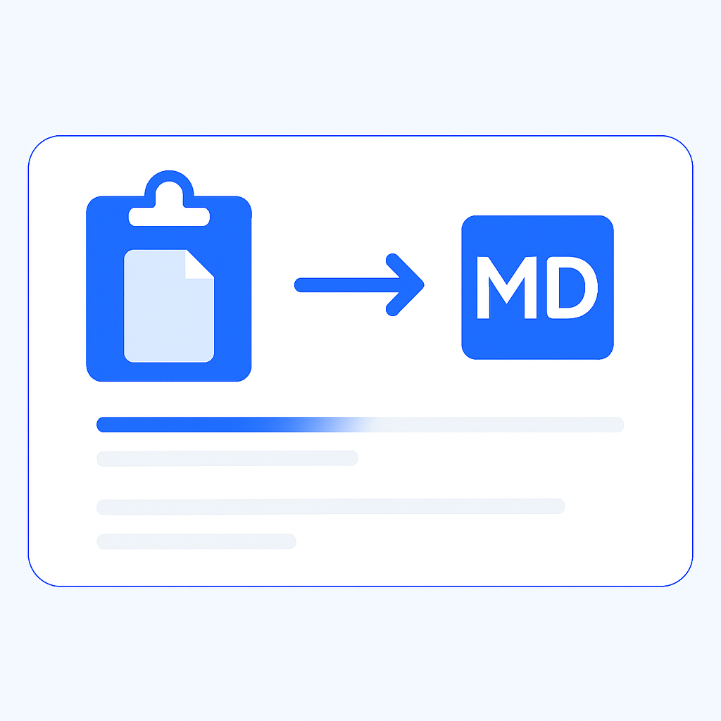 Convert Paste to Markdown