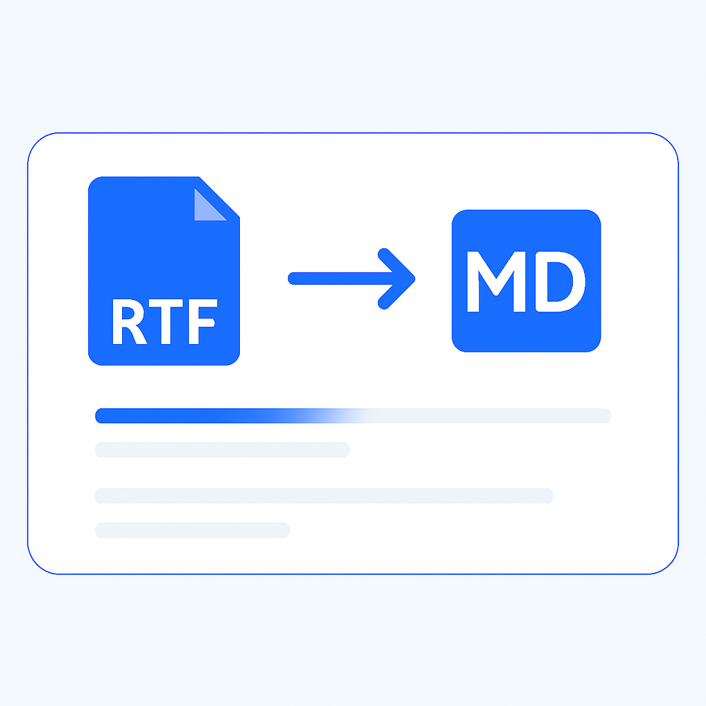 Convert RTF to Markdown